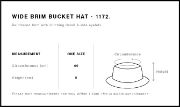 Picture of MBSLSC  Wide Brim Bucket Hat  I Navy